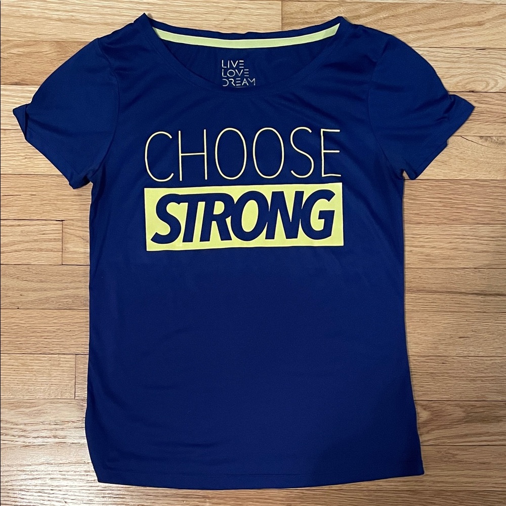 Blue Workout Tee